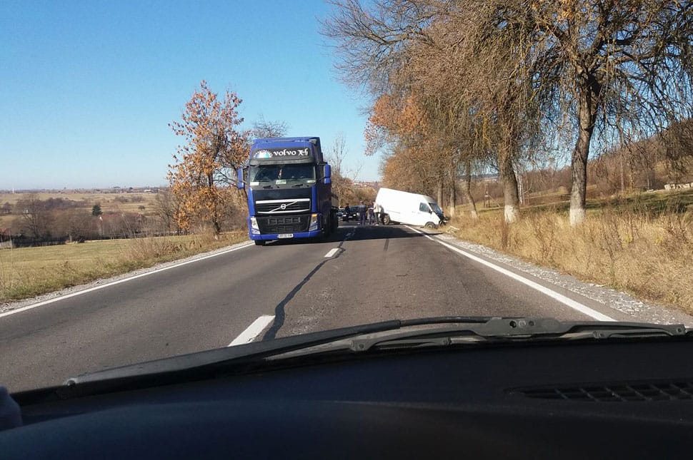 Részeg kamionos okozott balesetet Szentegyházán