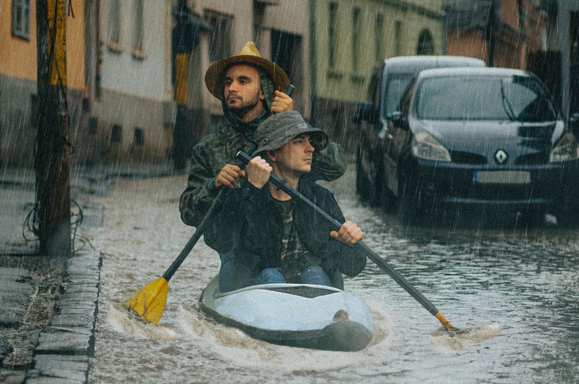 Ma még a víz az úr