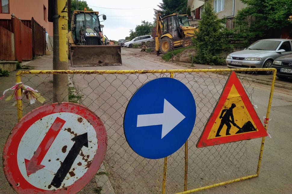 Csőtörés miatt terelnek a terelőre