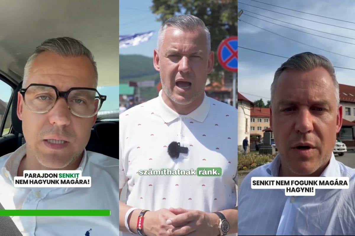 Parajdon senki sem maradt magára! Míg a kamerák forogtak