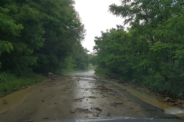Nagy esők jöttek, és itt maradt a víz